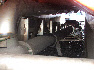 Underside pump pipework alongside elevator